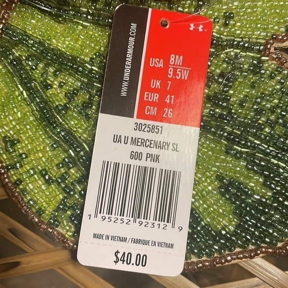 Brand New Under Armour Water Friendly Mercenary Slides Large Strap Pink Sandals - Picture 6 of 10